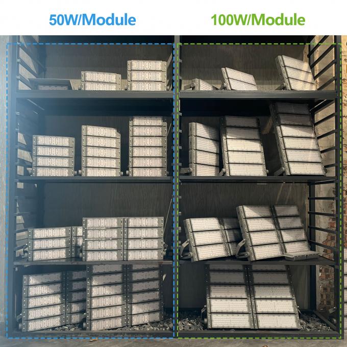 100w-1200w مصابيح الفيضانات LED للملاعب الرياضية ملعب الغولف الأنفاق مصابيح الفيضانات 0