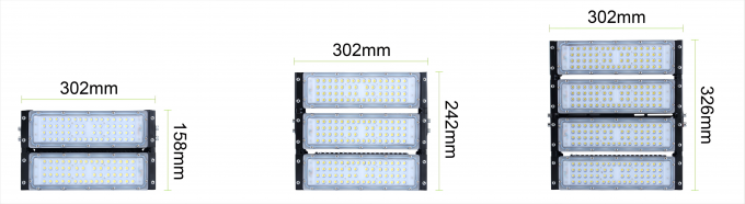 50W 100W 150W 200W 250W 300W ألومنيوم فين LED أضواء الفيضانات IP65 مدة الحياة الطويلة جودة جيدة LED أضواء الصدر العالي 6