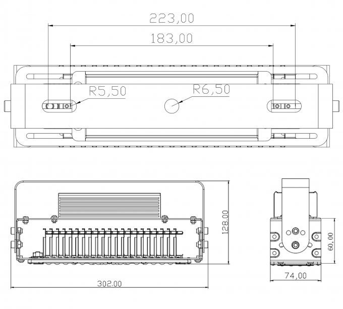 50W 100W 150W 200W 250W 300W ألومنيوم فين LED أضواء الفيضانات IP65 مدة الحياة الطويلة جودة جيدة LED أضواء الصدر العالي 8