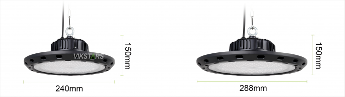دعامة تثبيت مصابيح UFO LED High Bay مع Meanwell Driver طول العمر 5 سنوات الضمان 6