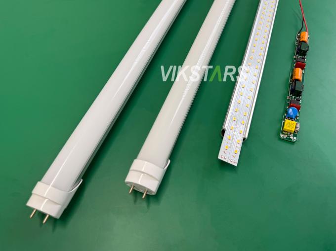 36W T8 Tube 110lm/w 3 سنوات الضمان مصابيح LED خطية IP20 1200mm للمكتب 0
