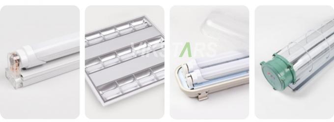 36W T8 Tube 110lm/w 3 سنوات الضمان مصابيح LED خطية IP20 1200mm للمكتب 10