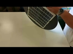 UFO Solar Garden Light مع القطب 300W IP65 في الهواء الطلق لحديقة حديقة المناظر الطبيعية