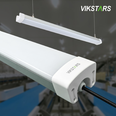 شراء 72W معلق LED ضوء خطي IP65 120lm / W يوفر الطاقة لنصف القاعة المفتوحة التصنيع عبر الإنترنت