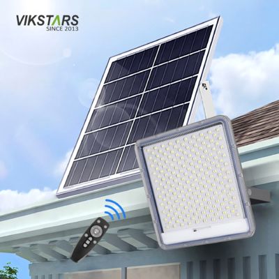 شراء مصابيح الفيضانات الشمسية من الألومنيوم 100w 200w 300w 400w للقرى الحديقة المستودع IP66 مقاومة للماء التصنيع عبر الإنترنت