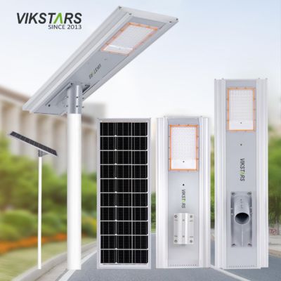شراء 500W 700W مصابيح الشارع الشمسية المتكاملة جميعها في واحد مصابيح الألومنيوم الشمسية للشارع الرئيسي التصنيع عبر الإنترنت