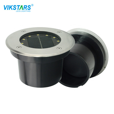 شراء 6V / 0.6W LED للطاقة الشمسية تحت الأرض 300lm إلى 480lm الفولاذ المقاوم للصدأ التصنيع عبر الإنترنت