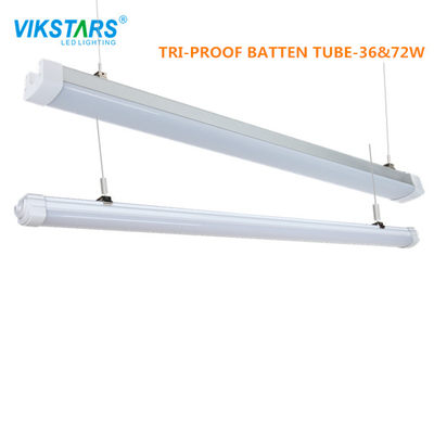SMD 2835 1200mm Tri Proof LED Light لإضاءة محطة مترو الأنفاق