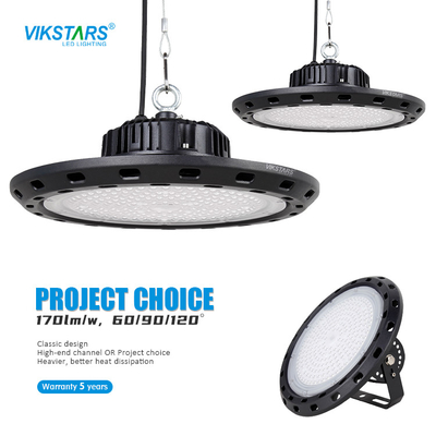50w UFO High Bay Light للمستودع 150lm/W 3000 4000 5000k IP65 مقاوم للماء