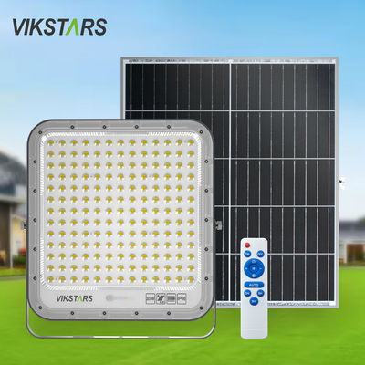 بطارية استبدال 60w 100w 200W 300w مصابيح الفيضانات الشمسية مع عدسة الكمبيوتر