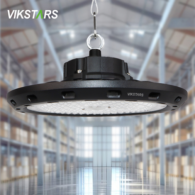 150lm/w UFO High Bay Lights مع غطاء الألومنيوم 5 سنوات الضمان EMC LEDs