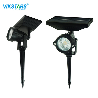 IP65 حديقة LED الشمسية سبايك حديقة الأنوار 3000k 4000k مقاوم للماء