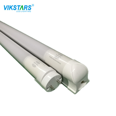 SMD2835 CRI80 T8 أنبوب ضوء LED ذكي مع مستشعر PIR 120lm / W Super Bright