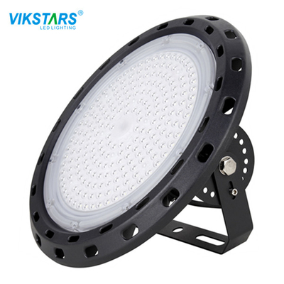 مصباح LED عالي خليج الملعب 150lm / W مع خطاف حلقي وذراع قوس